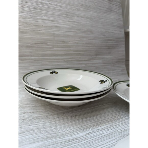 JOHN DEERE ✨ Gibson Plate Set ceramic good condition - Picture 4 of 10